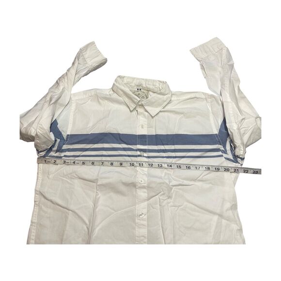 Native Code Shirt Men's Large Striped Classic Long Sleeve Button-Up - Picture 4 of 6
